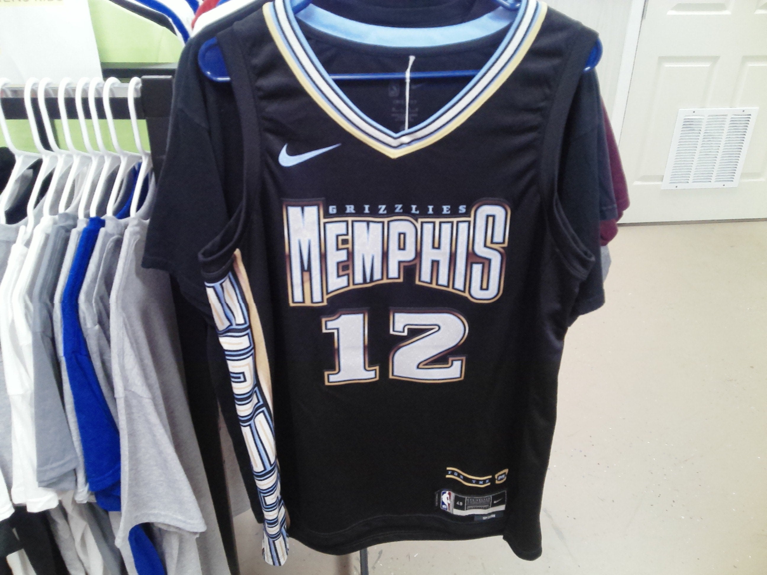 Ja Morant #12 jersey Memphis Grizzlies Nike city edition