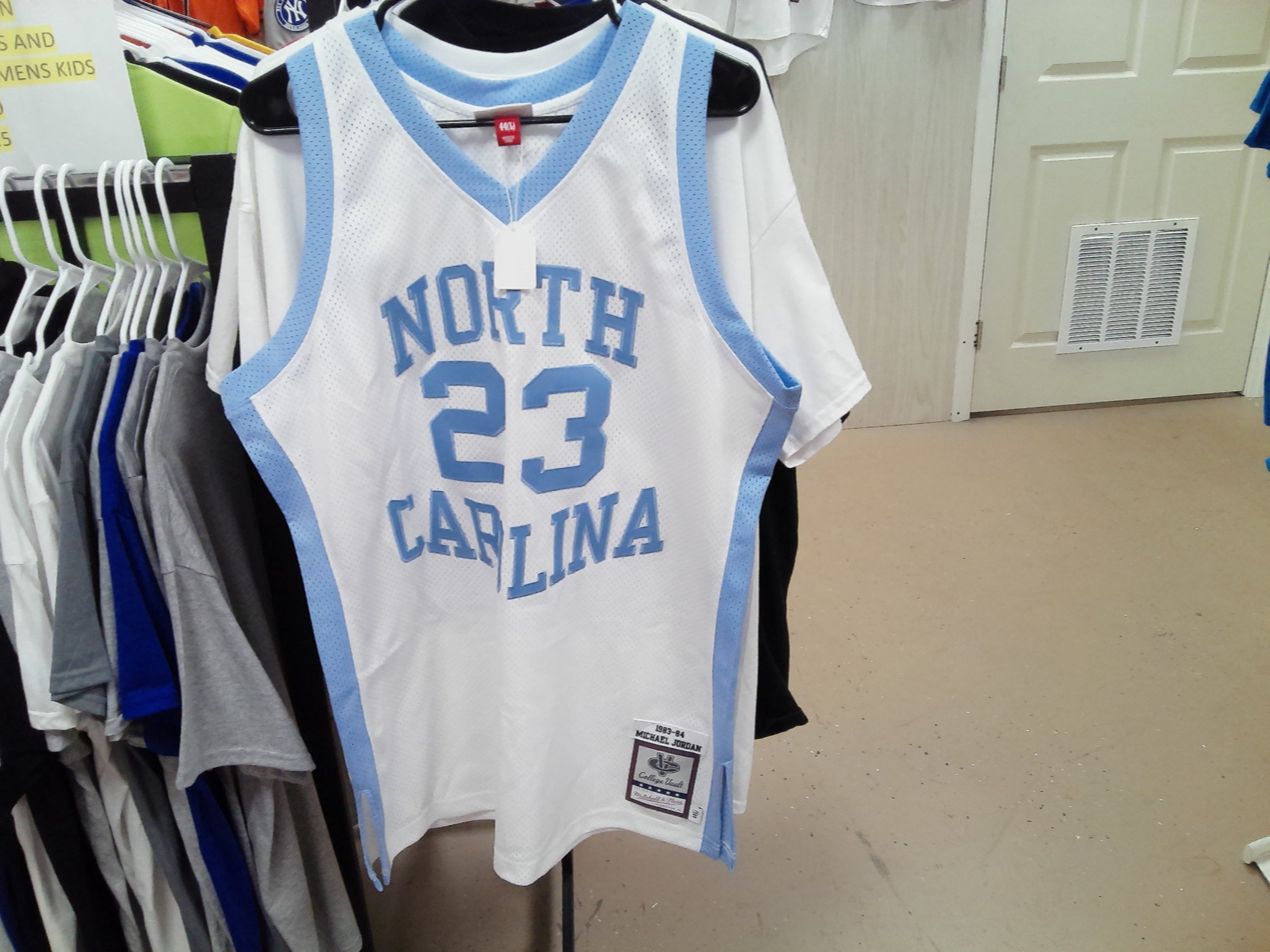 Kids Size L Jordan Jersey; University sale of North Carolina