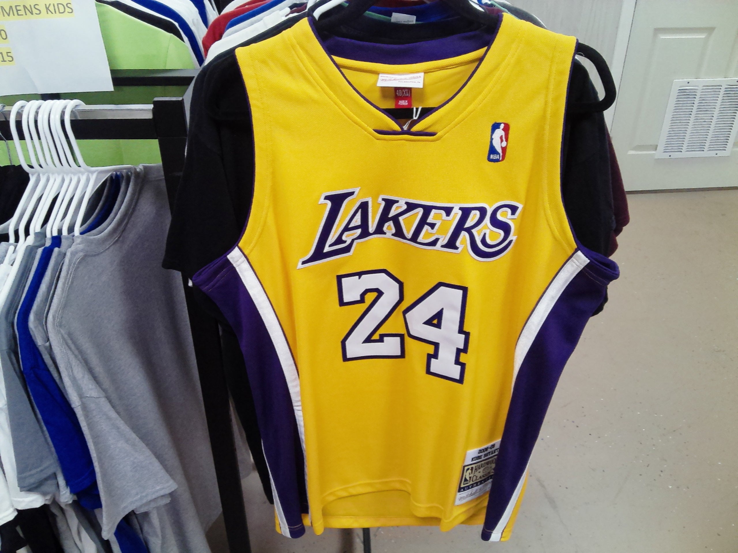 Los Angeles Lakers KURT RAMBIS men XL adidas Hardwood Classics NWT | eBay